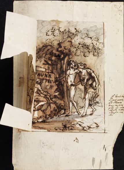 Detailabbildung:  Angelica Kauffmann, 1741 - 1807 Rom, zug.