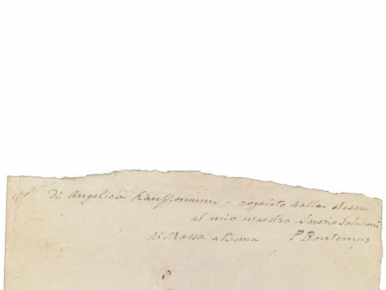 Detailabbildung:  Angelica Kauffmann, 1741 - 1807 Rom, zug.