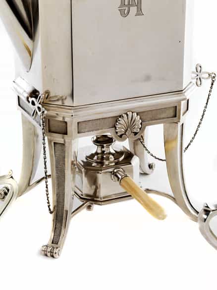 Detailabbildung:  Außergewöhnliches russisches Silberservice