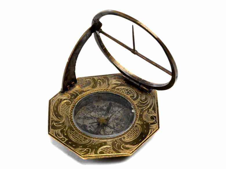 Detailabbildung: Achteckige Äquatorial-Sonnenuhr