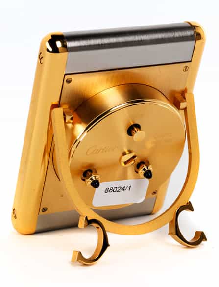 Detailabbildung:  Cartier-Wecker mit Quarzwerk