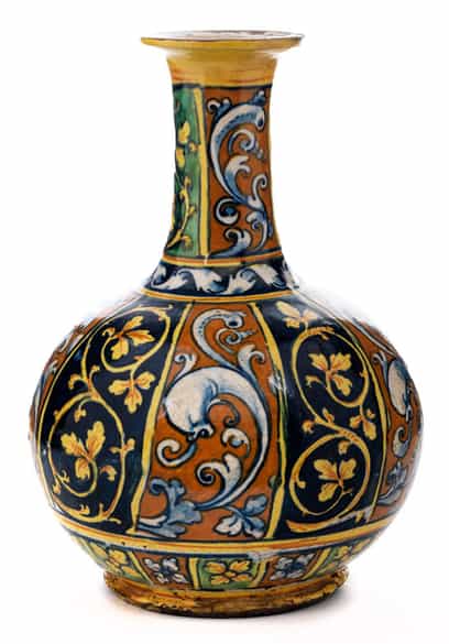 Detailabbildung: Majolika-Apotheken-Flasche