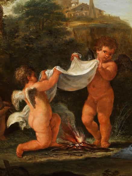 Detailabbildung: Carlo Maratta, 1625 Camerano – 1713 Rom, zug./ Schule des 