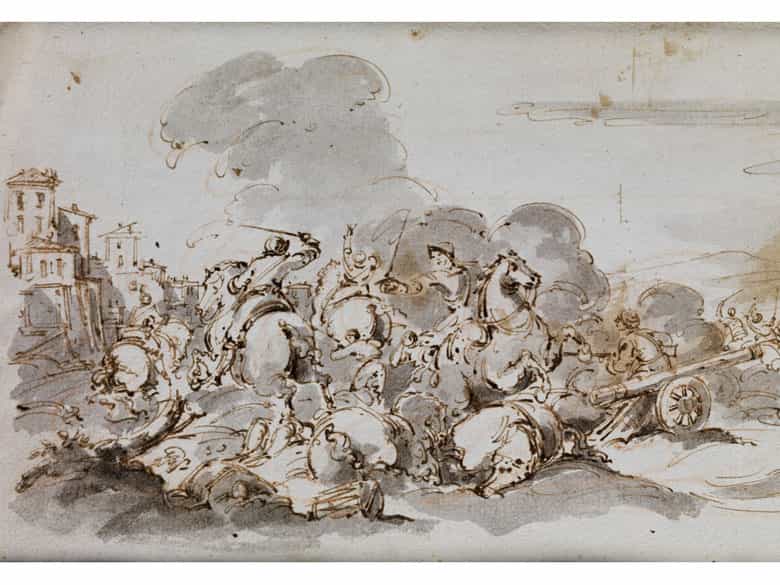 Detailabbildung:  Jaques Tourtois, 1621 - 1675, zug.