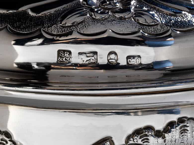 Detailabbildung:  Londoner Silver Tankard