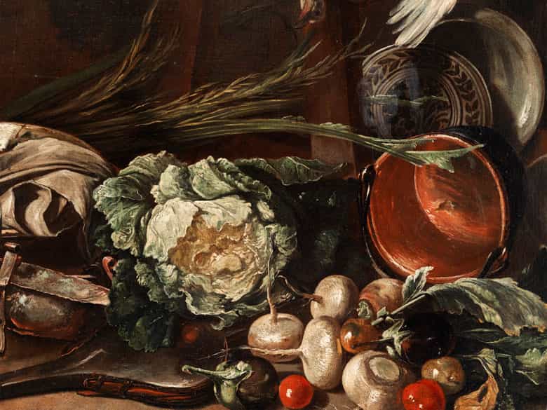 Detailabbildung: Giuseppe Recco, 1634 Neapel - 1695 Alicante, zug.