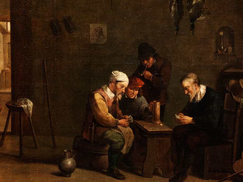 Detailabbildung:  Matheus van Helmont, 1623 - 1679, zug.