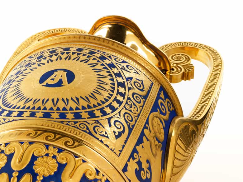 Detailabbildung: † Bedeutende, museale Prunkvase der Porzellanmanufaktur Nymphenburg