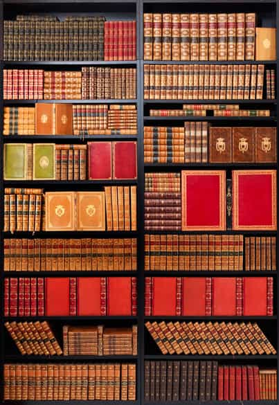 Detailabbildung: † Eine Bibliothek des 18. und 19. Jahrhunderts