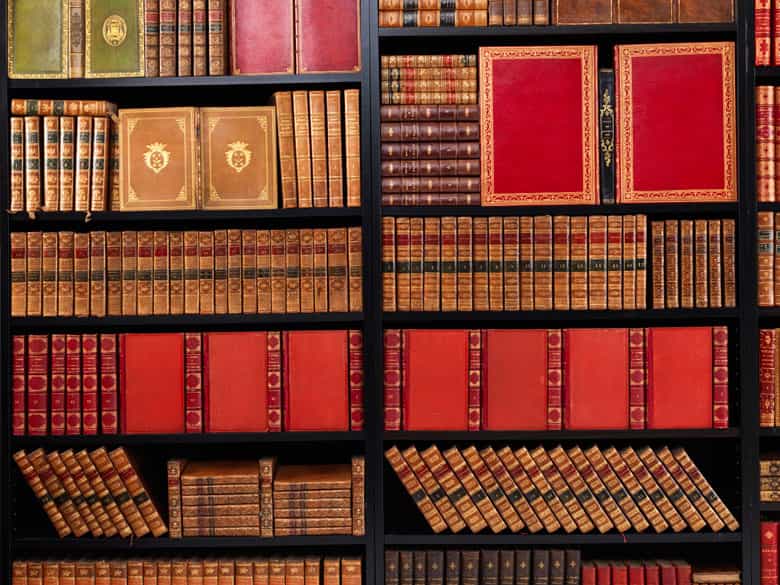 Detailabbildung: † Eine Bibliothek des 18. und 19. Jahrhunderts