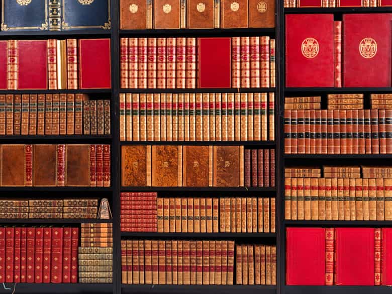Detailabbildung: † Eine Bibliothek des 18. und 19. Jahrhunderts