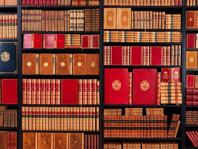 Detailabbildung: † Eine Bibliothek des 18. und 19. Jahrhunderts