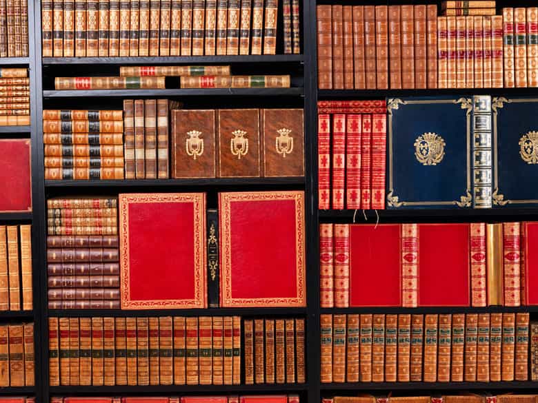Detailabbildung: † Eine Bibliothek des 18. und 19. Jahrhunderts