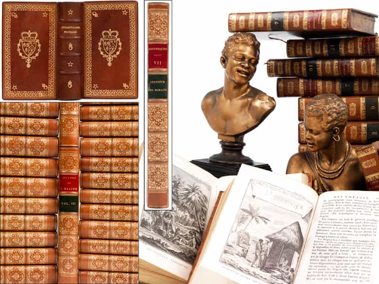 Detailabbildung: † Eine Bibliothek des 18. und 19. Jahrhunderts