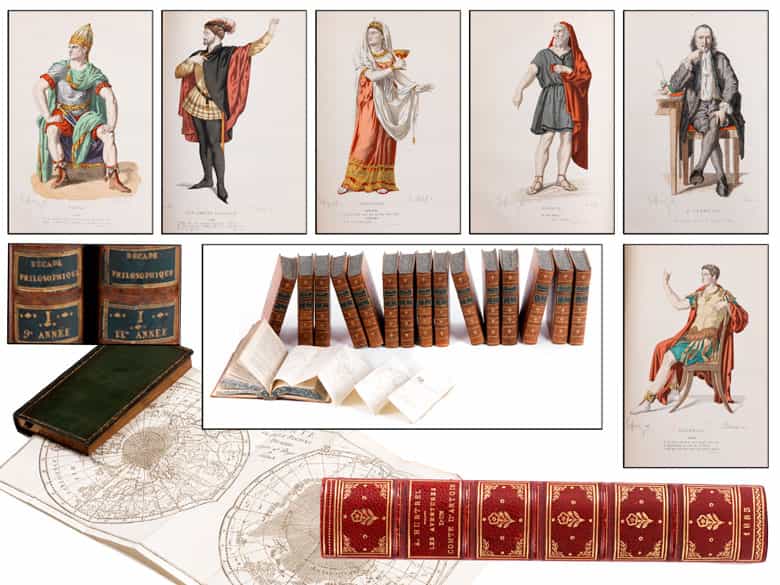 Detailabbildung: † Eine Bibliothek des 18. und 19. Jahrhunderts