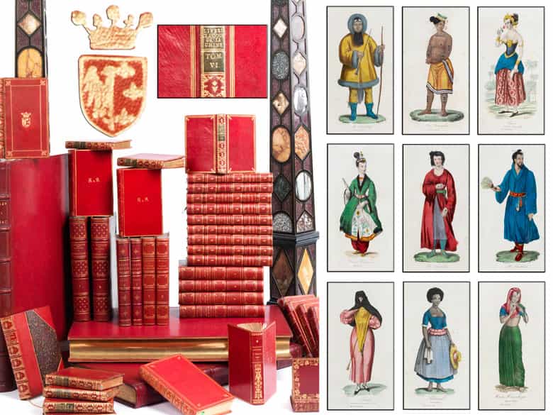 Detailabbildung: † Eine Bibliothek des 18. und 19. Jahrhunderts