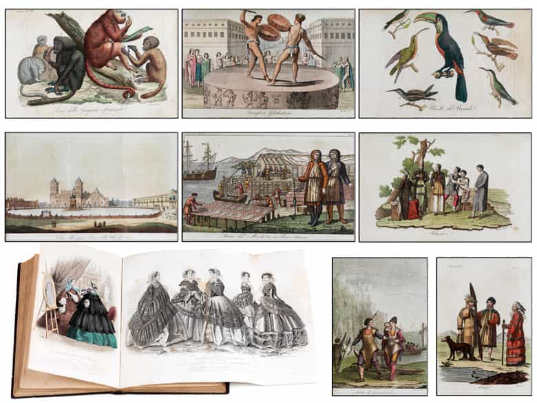 Detailabbildung: † Eine Bibliothek des 18. und 19. Jahrhunderts