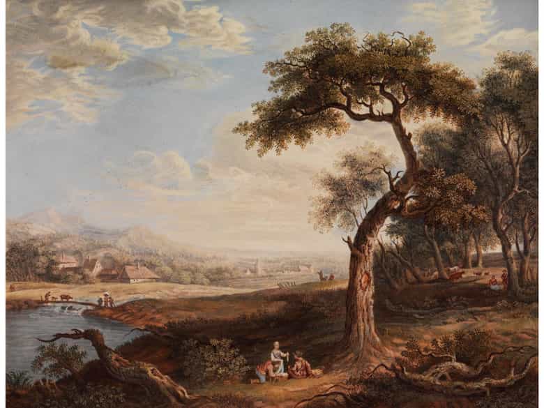 Detailabbildung:  Maler um 1800