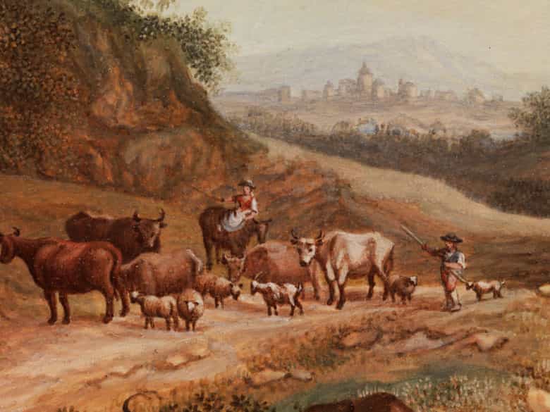 Detailabbildung:  Maler um 1800