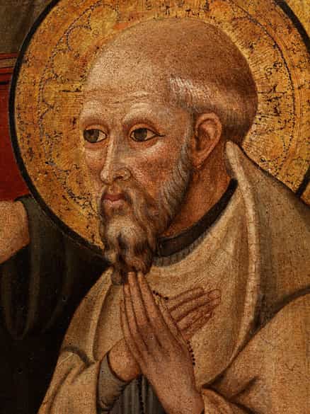 Detailabbildung:  Pietro di Giovanni d'Ambrogio, 1410 Siena - 1449, Maler aus dem Wirkungskreis von 