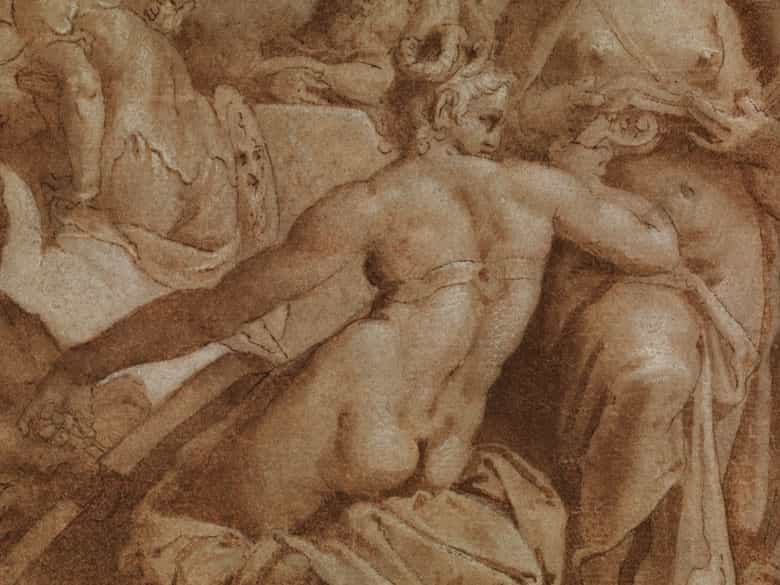 Detailabbildung: Bartholomaeus Spranger, 1546 Antwerpen - 1611 Prag, zug. /Art des 