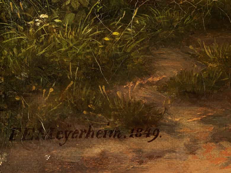 Detailabbildung:  Friedrich Edouard Meyerheim, 1808 Danzig - 1879 Berlin