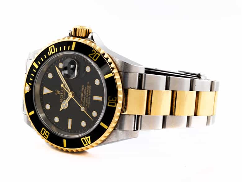 Detailabbildung:  Rolex Herrenarmbanduhr Model Oyster Perpetual, 2008