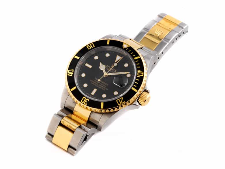 Detailabbildung:  Rolex Herrenarmbanduhr Model Oyster Perpetual, 2008