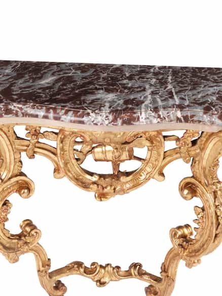 Detailabbildung:  Rokoko-Konsoltisch