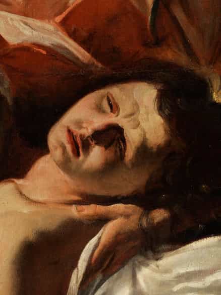 Detailabbildung:  Französischer Caravaggist des 17. Jahrhunderts