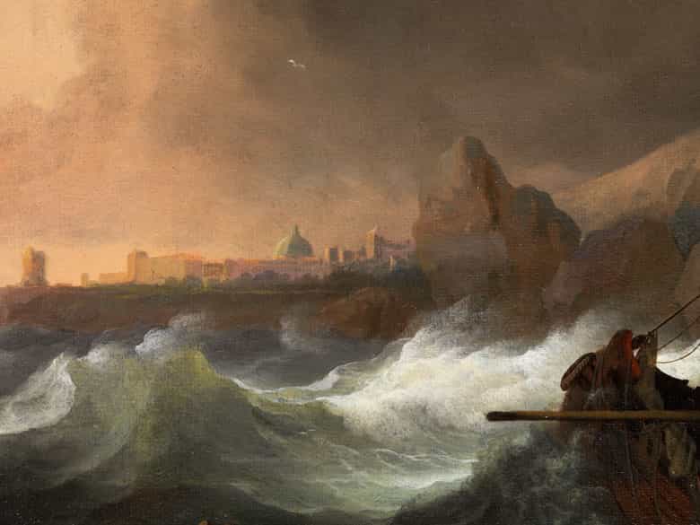 Detailabbildung: Ludolf Backhuysen d. Ä., 1630/31 Emden – 1708 Amsterdam