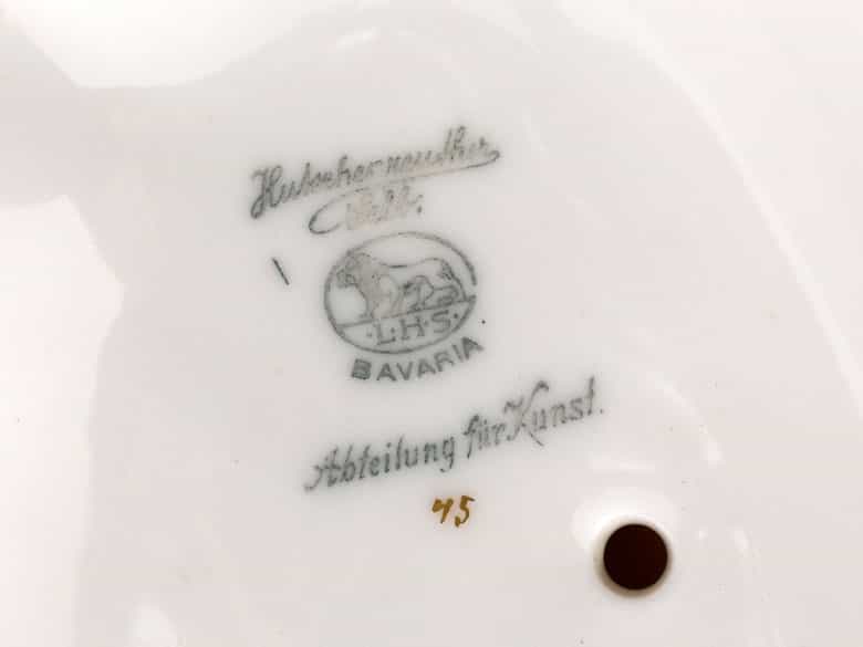 Detailabbildung:  Hutschenreuther-Porzellanfigur einer Odaliske