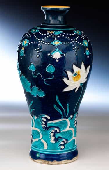 Detailabbildung: Bedeutende Fahua-Vase