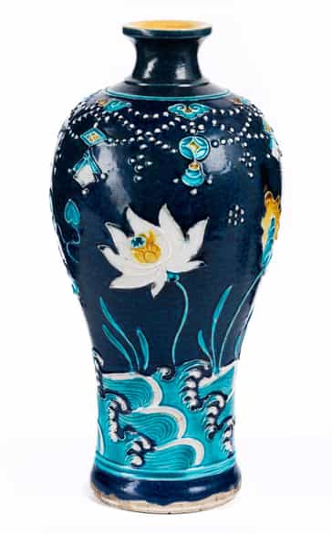 Detailabbildung: Bedeutende Fahua-Vase