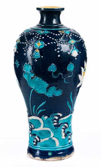Detailabbildung: Bedeutende Fahua-Vase