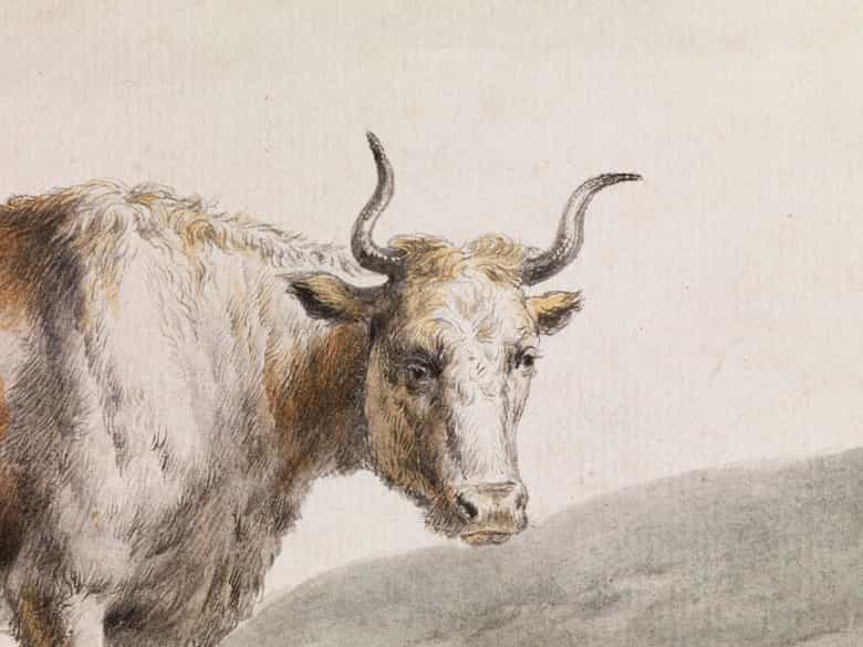 Detailabbildung: Adriaen van de Velde, 1636 Amsterdam – 1672 Amsterdam, Nachfolger des 