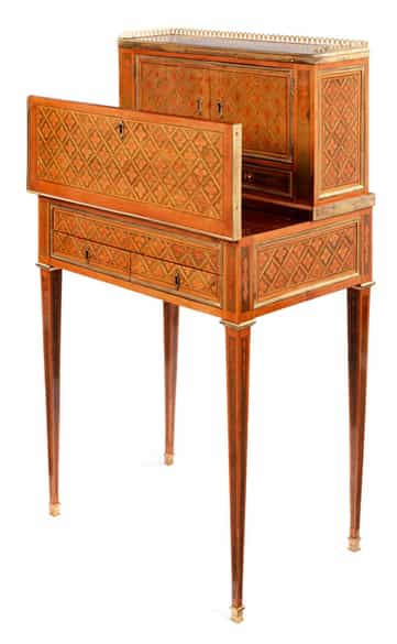 Detailabbildung: † Bonheur du jour von Godefroy Dester, Meister ab 1774