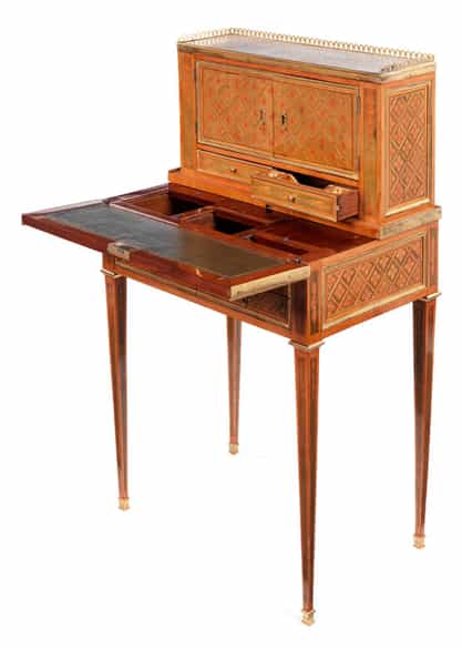 Detailabbildung: † Bonheur du jour von Godefroy Dester, Meister ab 1774