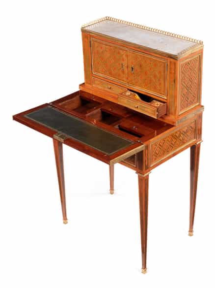 Detailabbildung: † Bonheur du jour von Godefroy Dester, Meister ab 1774