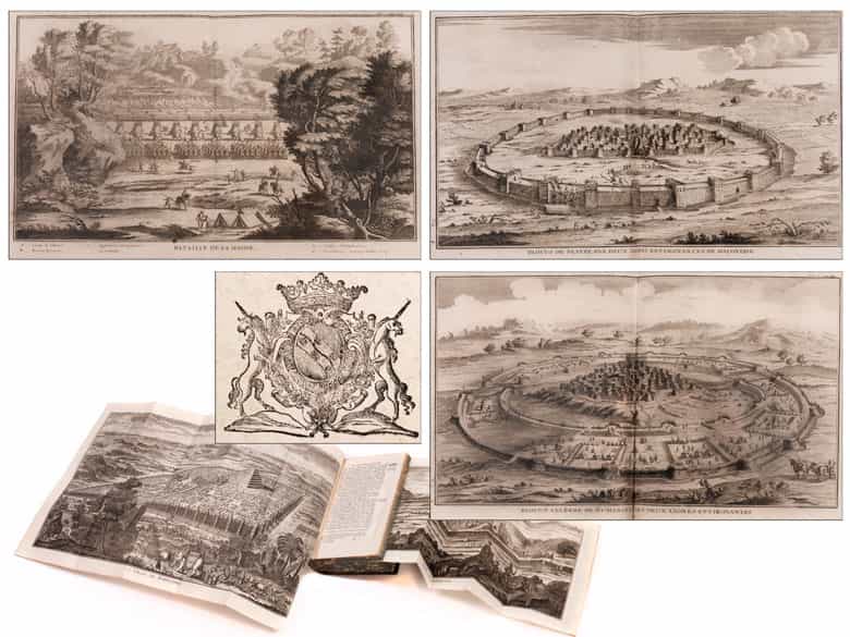 Detailabbildung: Une grande bibliothèque francaise avec 904 livres du 18ème siècle