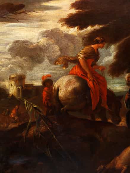 Detailabbildung:  Giovanni Benedetto Castiglione, 1609 – 1664, Werkstatt/ Nachfolge des