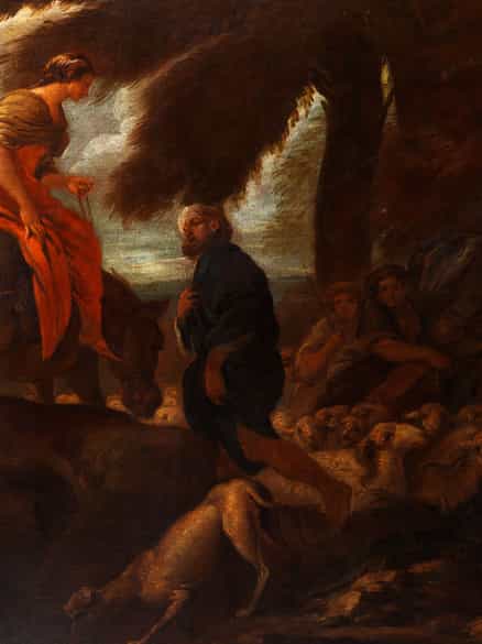 Detailabbildung:  Giovanni Benedetto Castiglione, 1609 – 1664, Werkstatt/ Nachfolge des