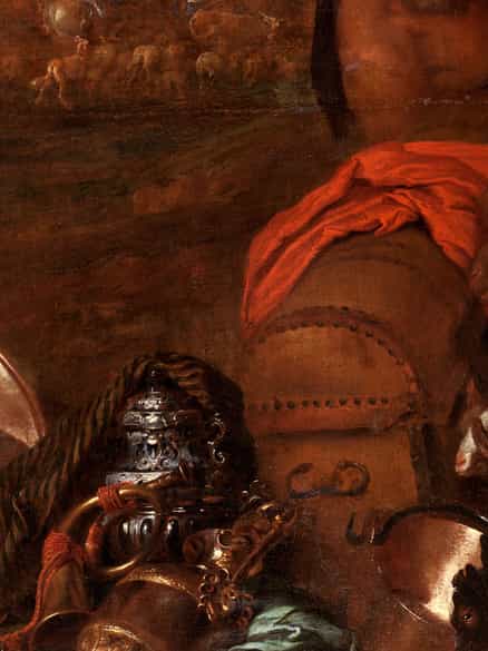Detailabbildung: Giovanni Benedetto Castiglione, genannt il Grechetto 1609 Genua - 1664 Mantua, zug.