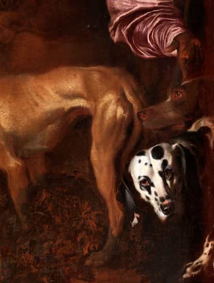 Detailabbildung: Giovanni Benedetto Castiglione, genannt il Grechetto 1609 Genua - 1664 Mantua, zug.