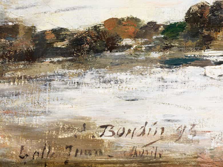 Detailabbildung: Eugène Boudin, 1824 Honfleur - 1898 Deauville