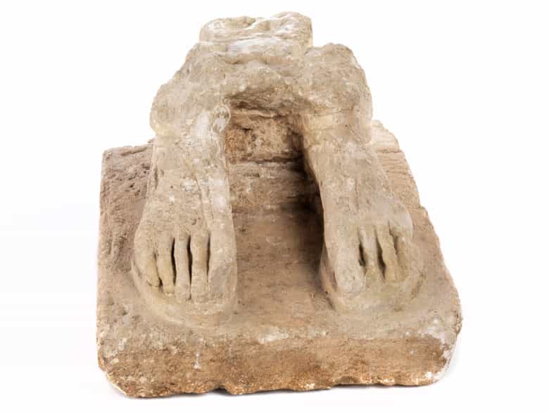 Detailabbildung: Griechisch antikes Figurenfragment