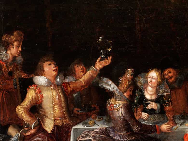 Detailabbildung:  David Vinckboons 1576 Mecheln - 1632 Amsterdam, Werkstatt