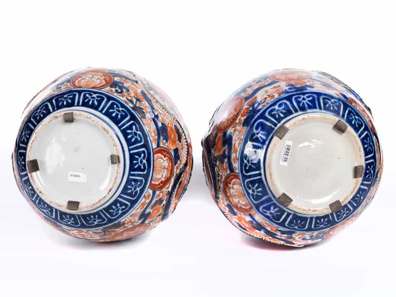 Detailabbildung:  Paar Imari-Vasen