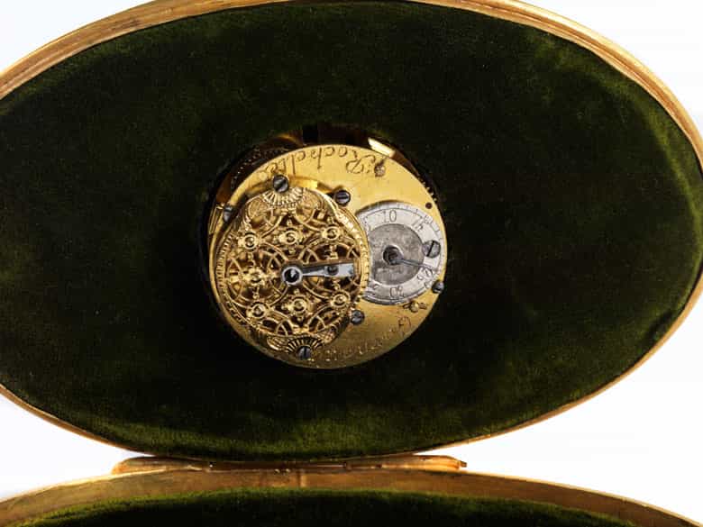 Detailabbildung:  Schmuckdose mit integrierter Uhr