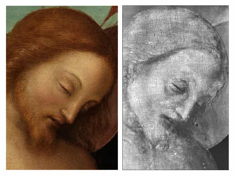 Detailabbildung:  Perugino , Pietro di Cristoforo Vannucci, um 1445/ 46 Cittá della Pieve / Provinz Perugia – 1523 Fontignano bei Perugia